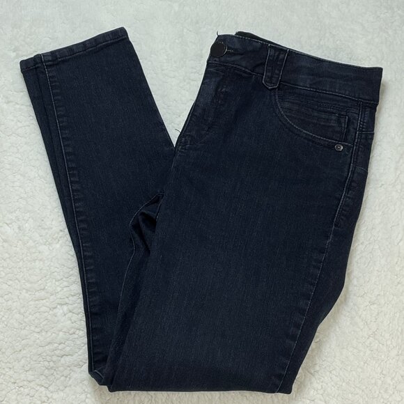 Democracy Jeans Womens Size 10 Blue Ankle Skinny Mid Rise AbSolution 32x28 - Picture 1 of 12